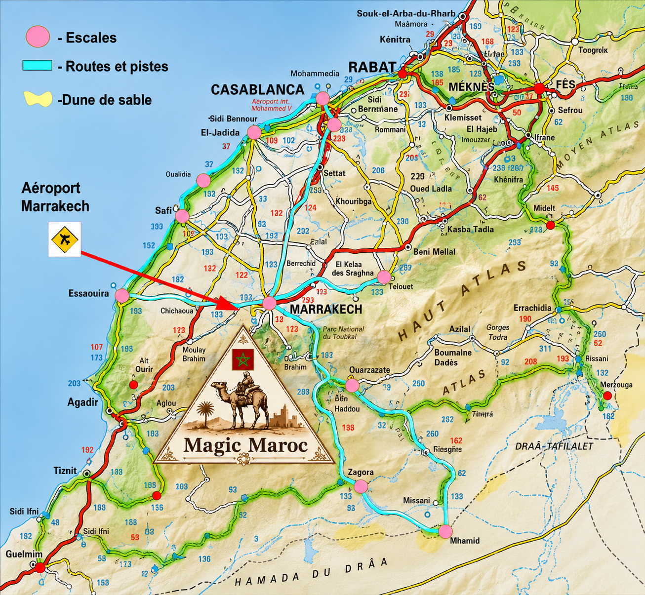 Carte circuit magic maroc willy lafon 2